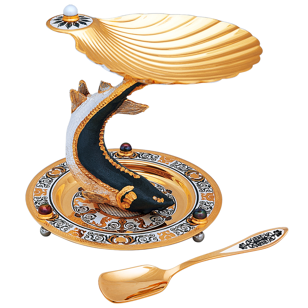 Сервировочная икорница "Белуга" арт. 798