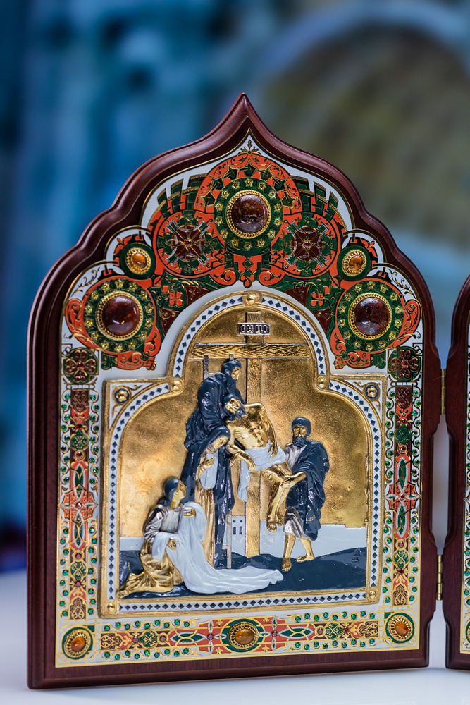 Триптих "Путь на Голгофу" арт. 855-10