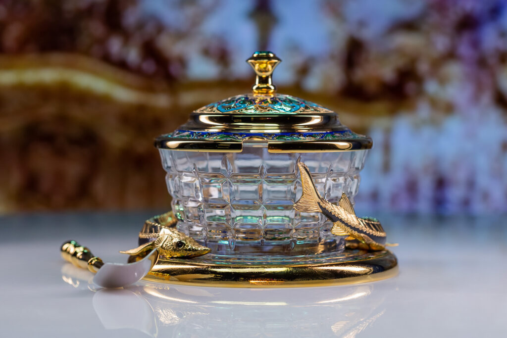 Икорница "Золотая Стерлядка" арт. 880-55