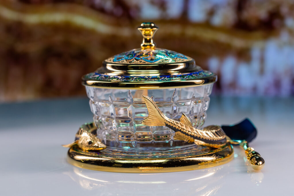 Икорница "Золотая Стерлядка" арт. 880-55