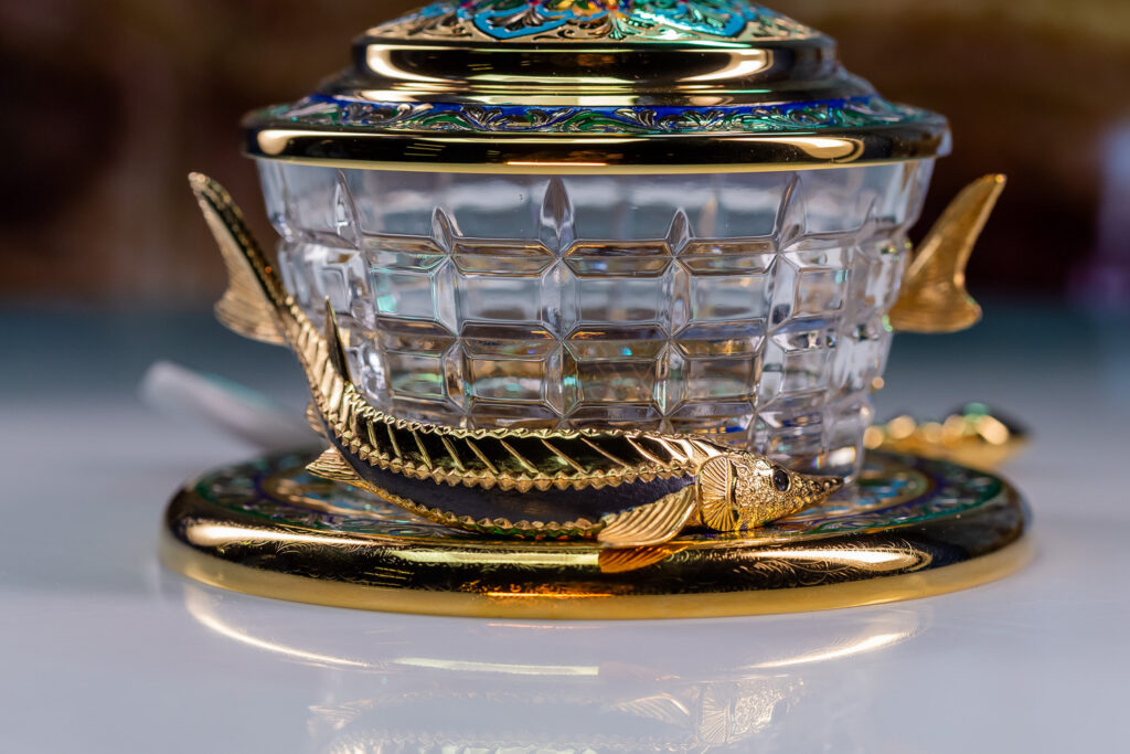Икорница "Золотая Стерлядка" арт. 880-55