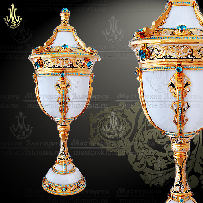 Мраморный кубок "Властелин" арт. 887-2