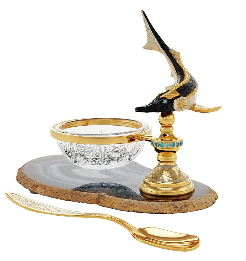 Икорница "Агатовый Улов" арт. 879